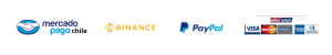 Medios de Pago Aceptados: MercadoPago, Binance, PayPal, Visa, Mastercard