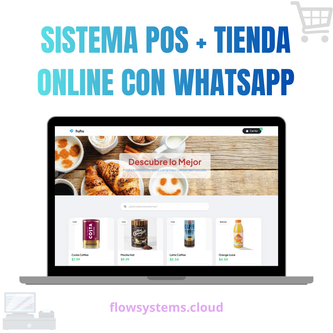 Sistema POS + Tienda Online Con WhatsApp