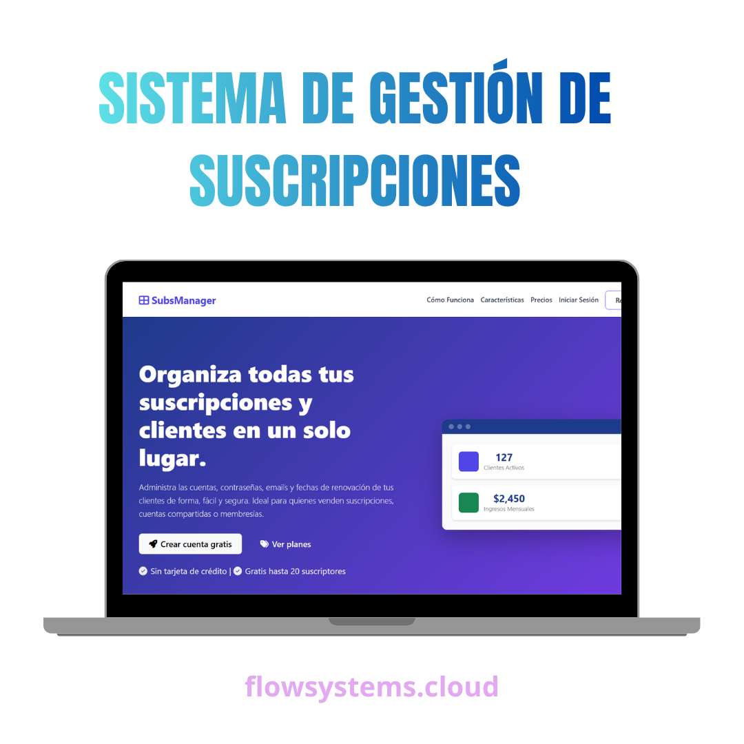 Sistema de Gestión de Suscripciones